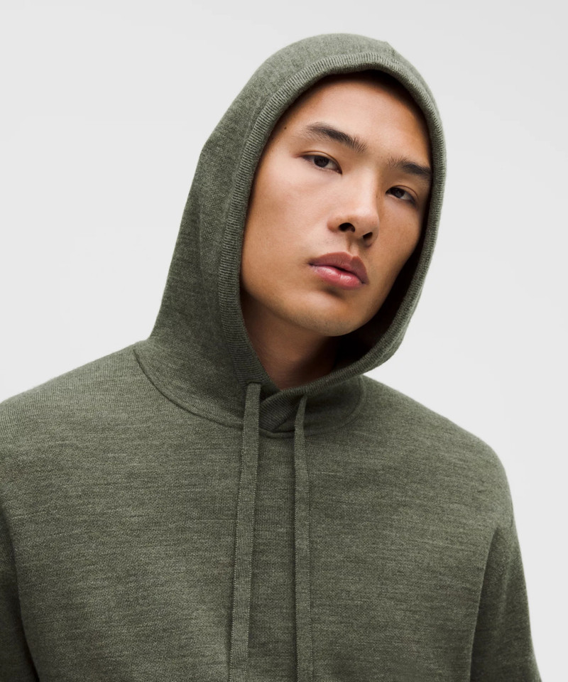 Merino Wool Pullover Hoodie 4