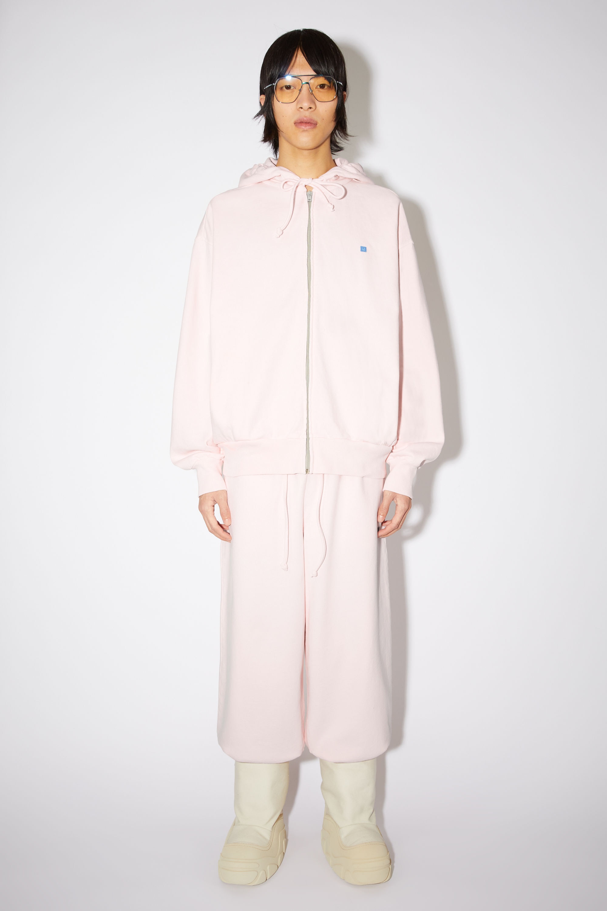 Hooded sweatshirt - Pastel pink - 2