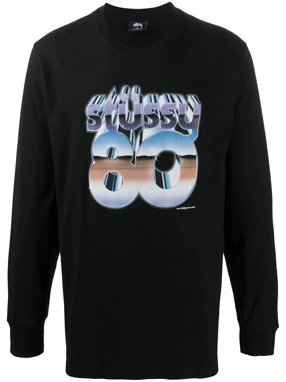 80s chrome logo sweatshirt - 1