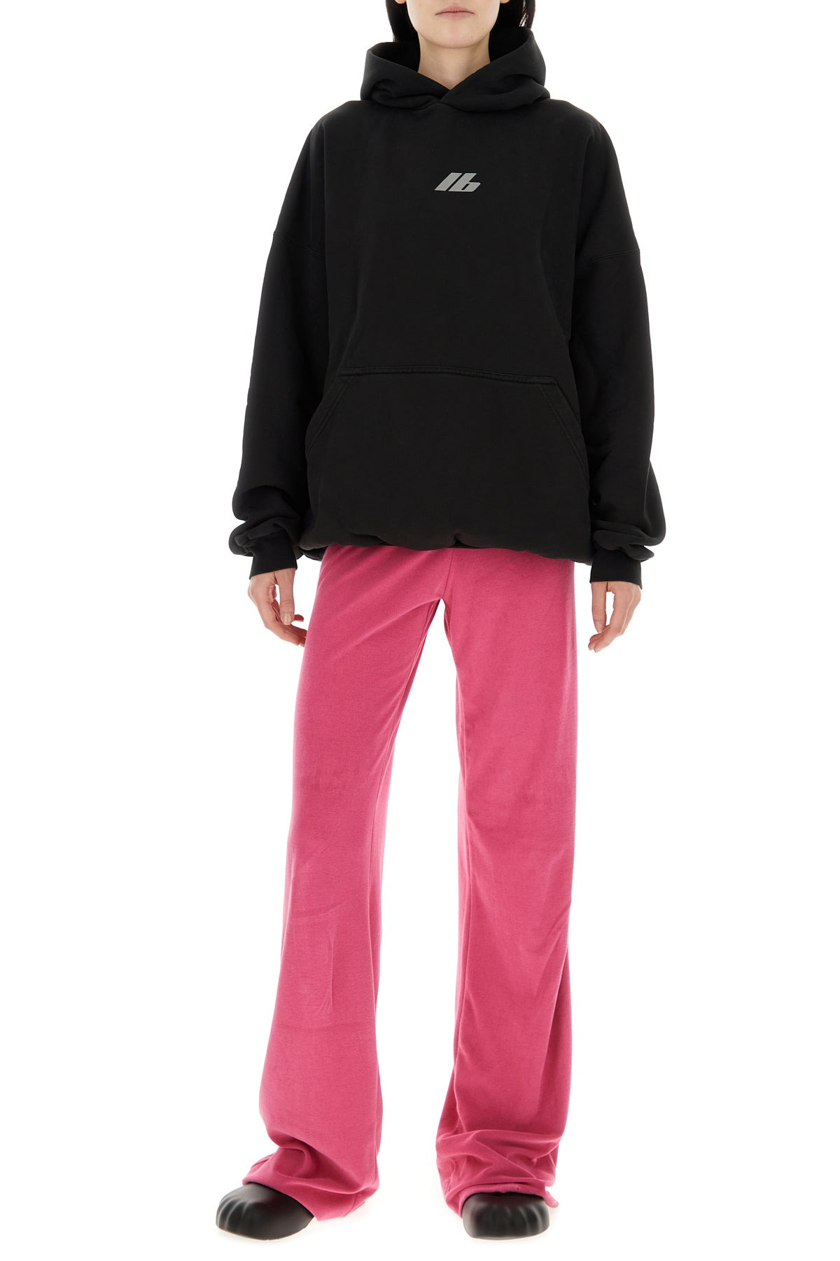 Fuchsia velvet joggers - 6