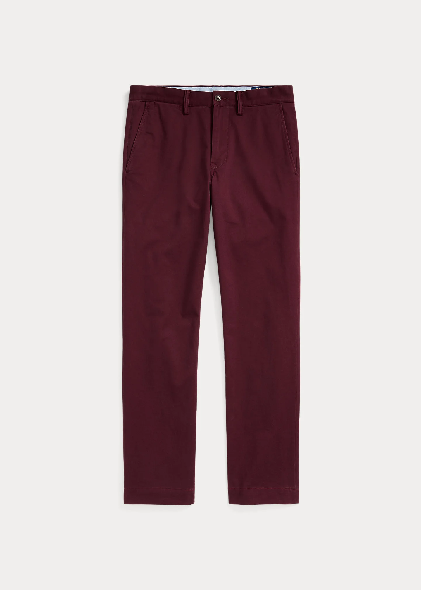 Stretch Straight Fit Washed Chino Pant - 1