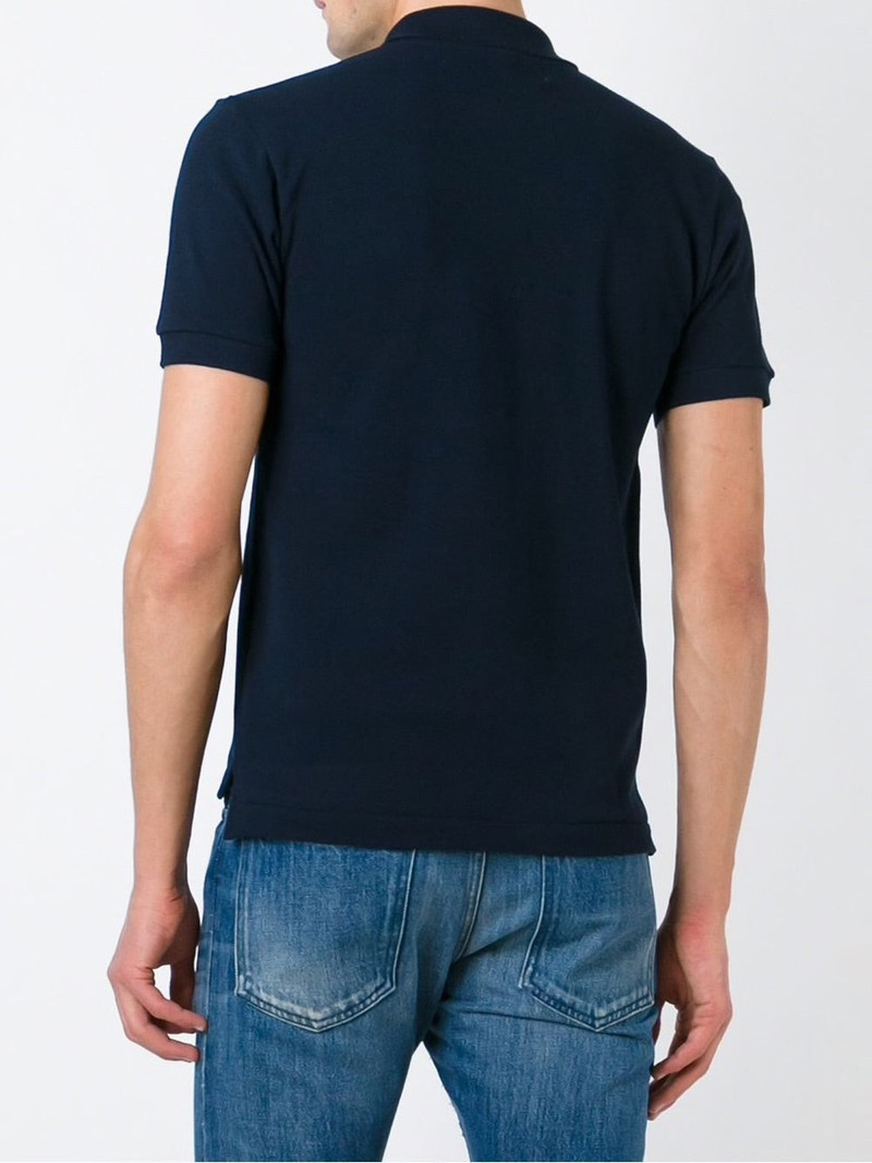 UNISEX POLO SHIRT RED HEART - NAVY 4