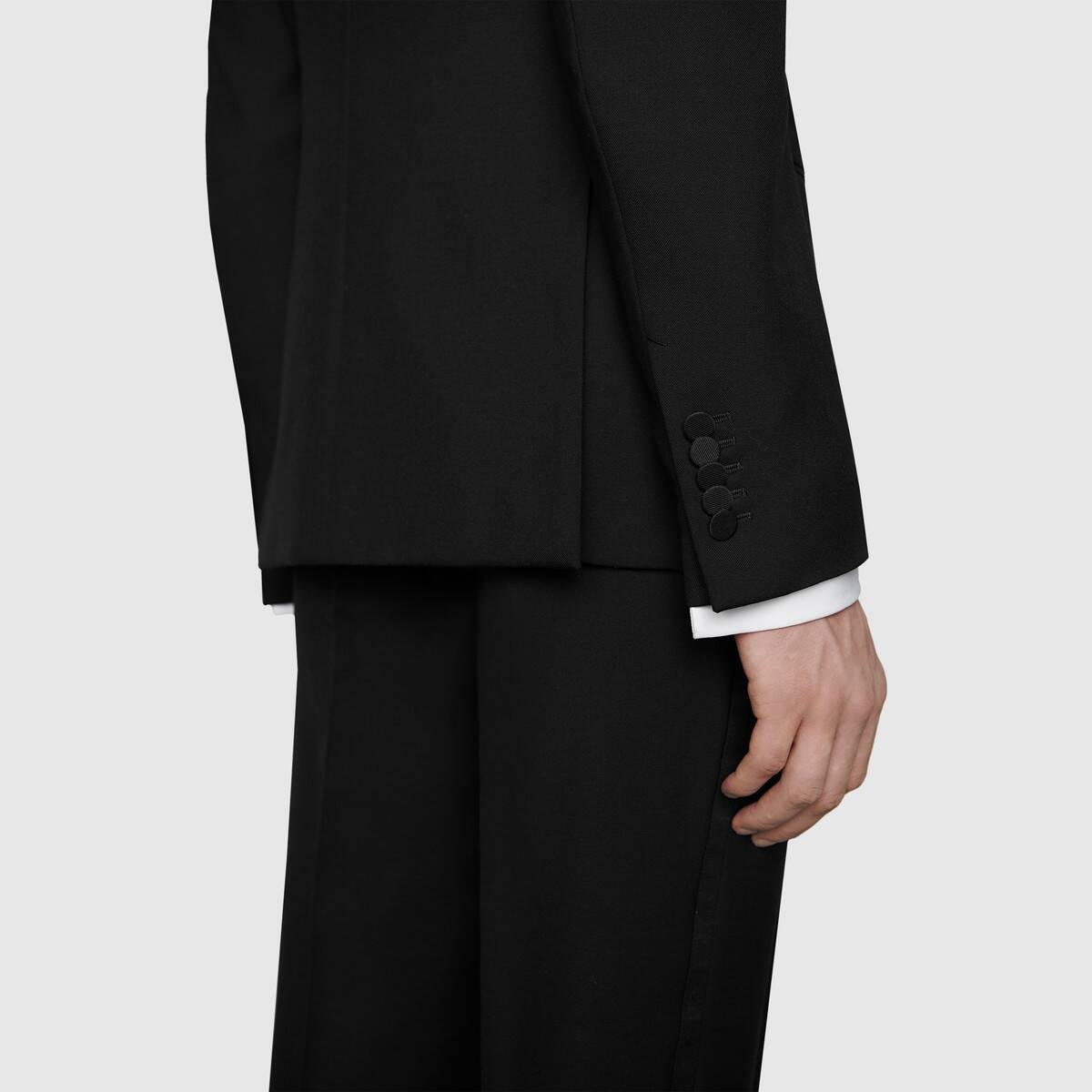 Tapered wool mohair tuxedo - 12