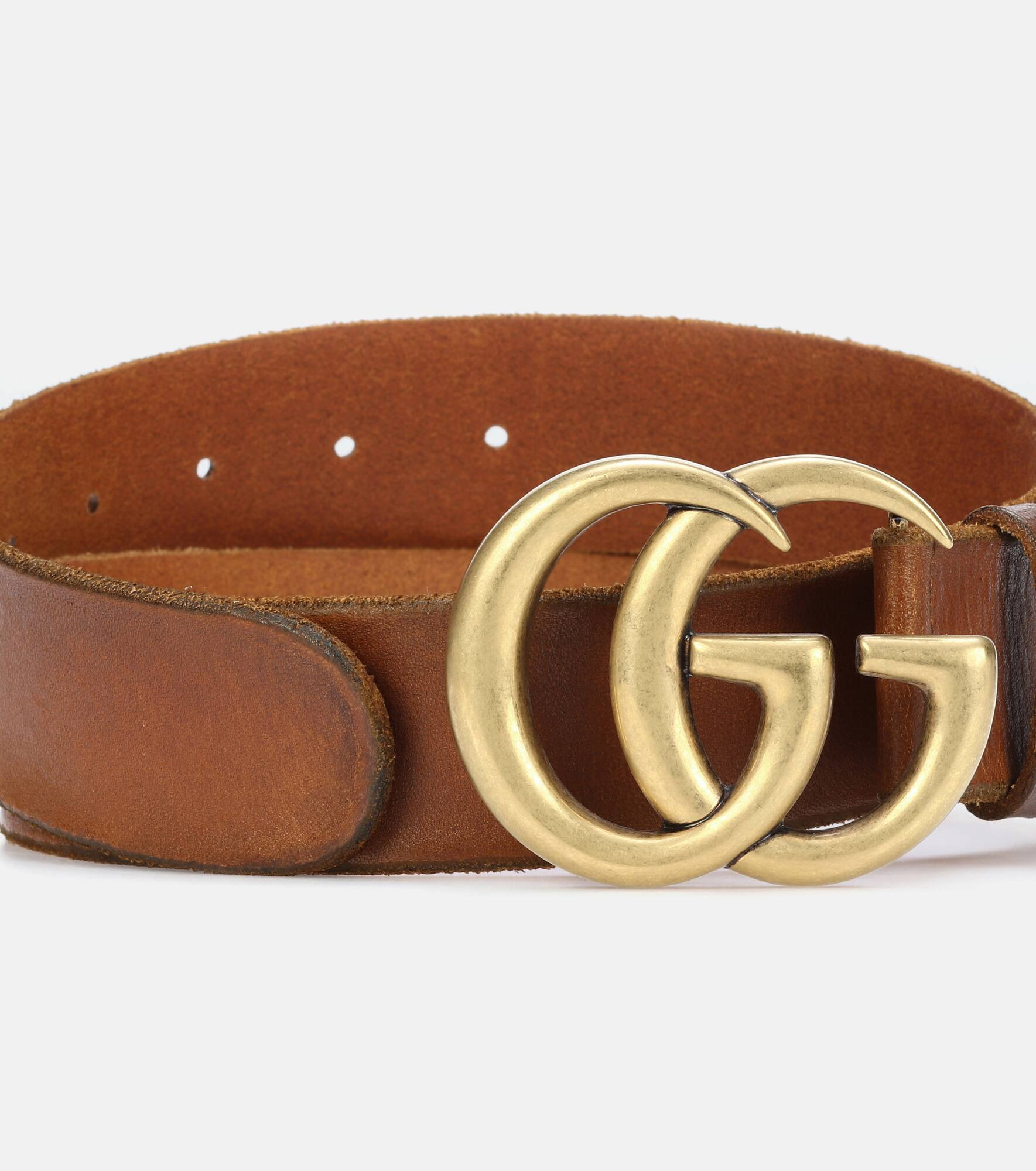 GG leather belt - 3