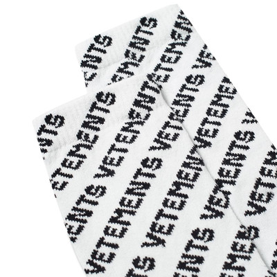 VETEMENTS VETEMENTS All Over Print Logo Sock outlook