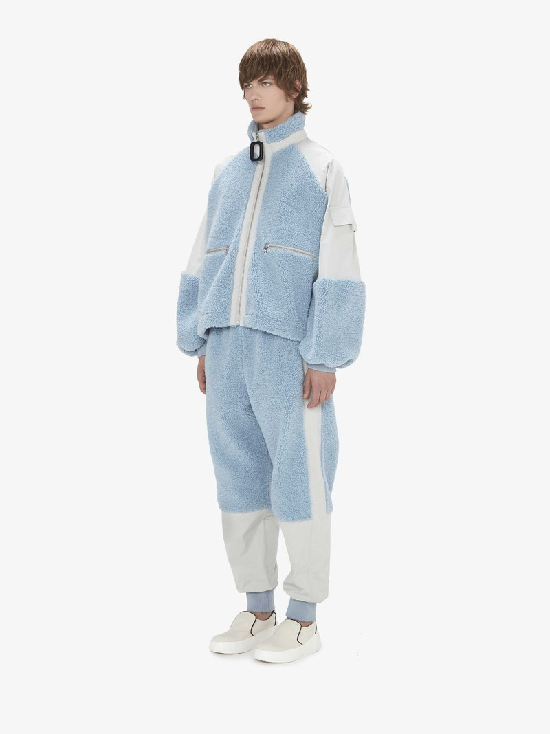 COLOUR BLOCK FLEECE TRACK TOP 4