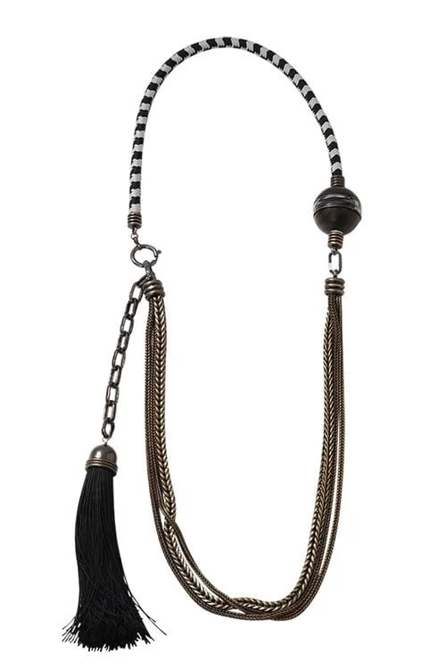 Vita Long Tassle Necklace - 1
