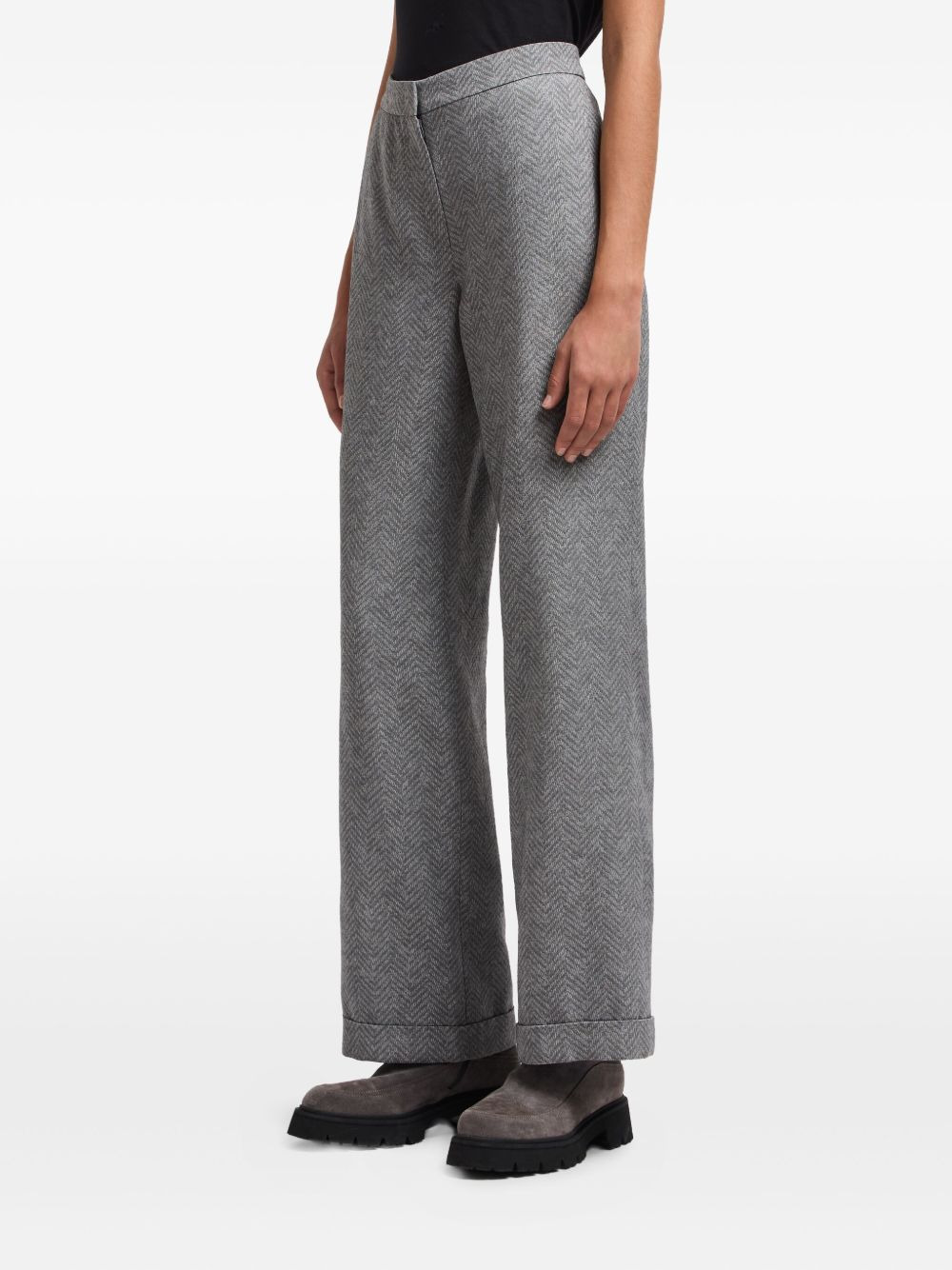 herringbone trousers - 3