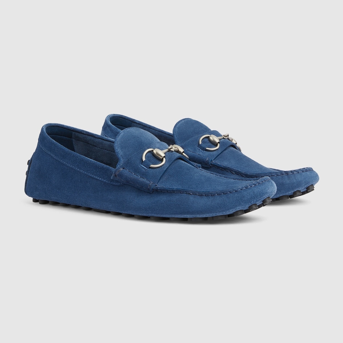 Gucci Horsebit Suede Drivers - 2