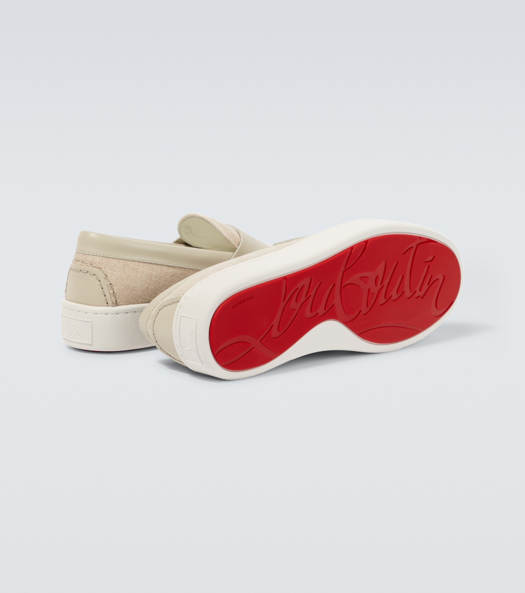 Paqueboat canvas and leather loafers - 7