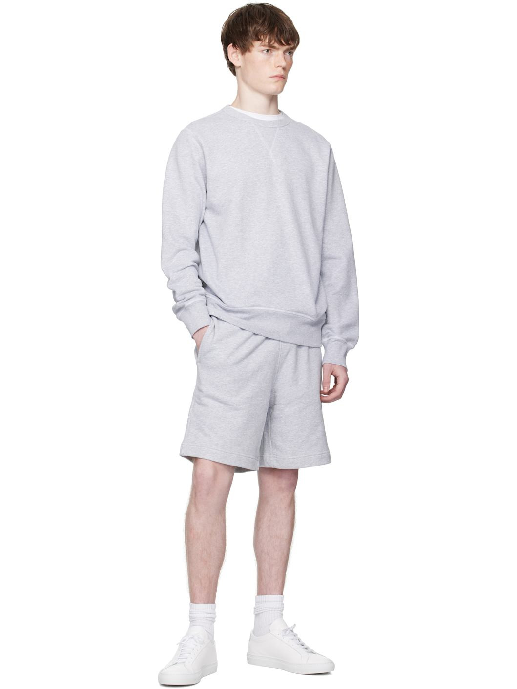 Gray BECKHAM Edition Mercerised Cotton Terry Sweatshirt - 4