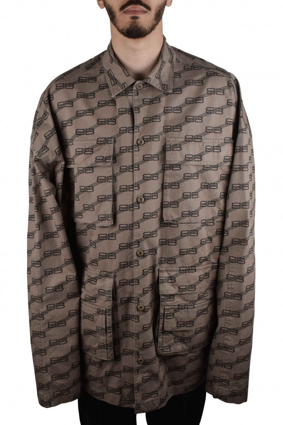 Balenciaga Men Cargo Shirt - 2