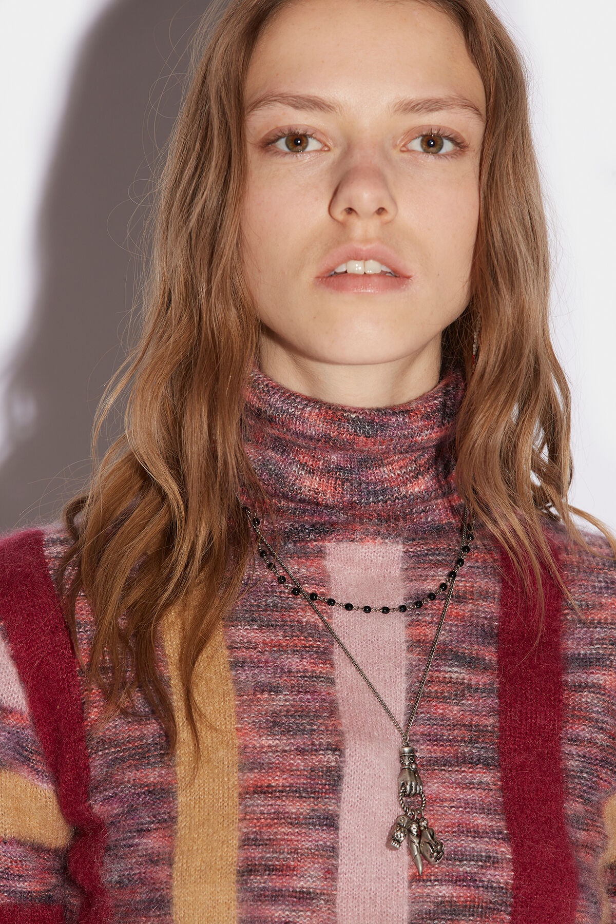 STRIPED CROPPED TURTLE NECK - 4