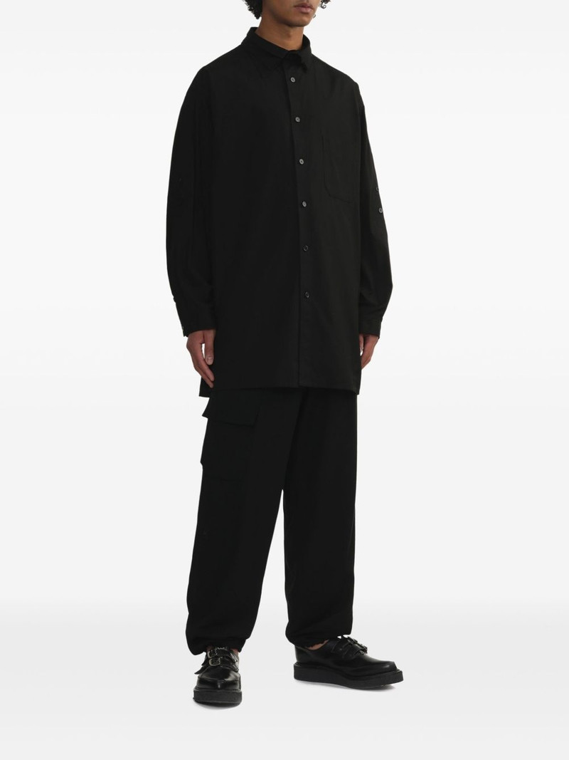 Yohji Yamamoto single-breasted shirt outlook