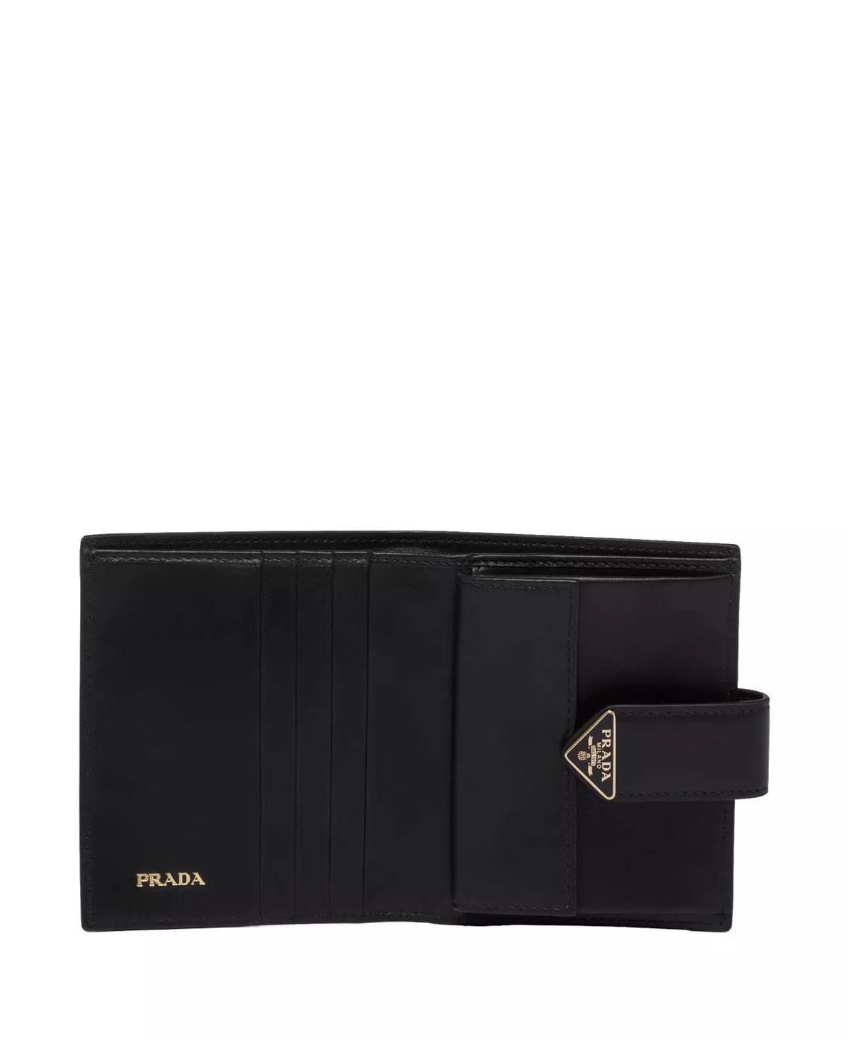 Small Saffiano and Smooth Leather Wallet - 2