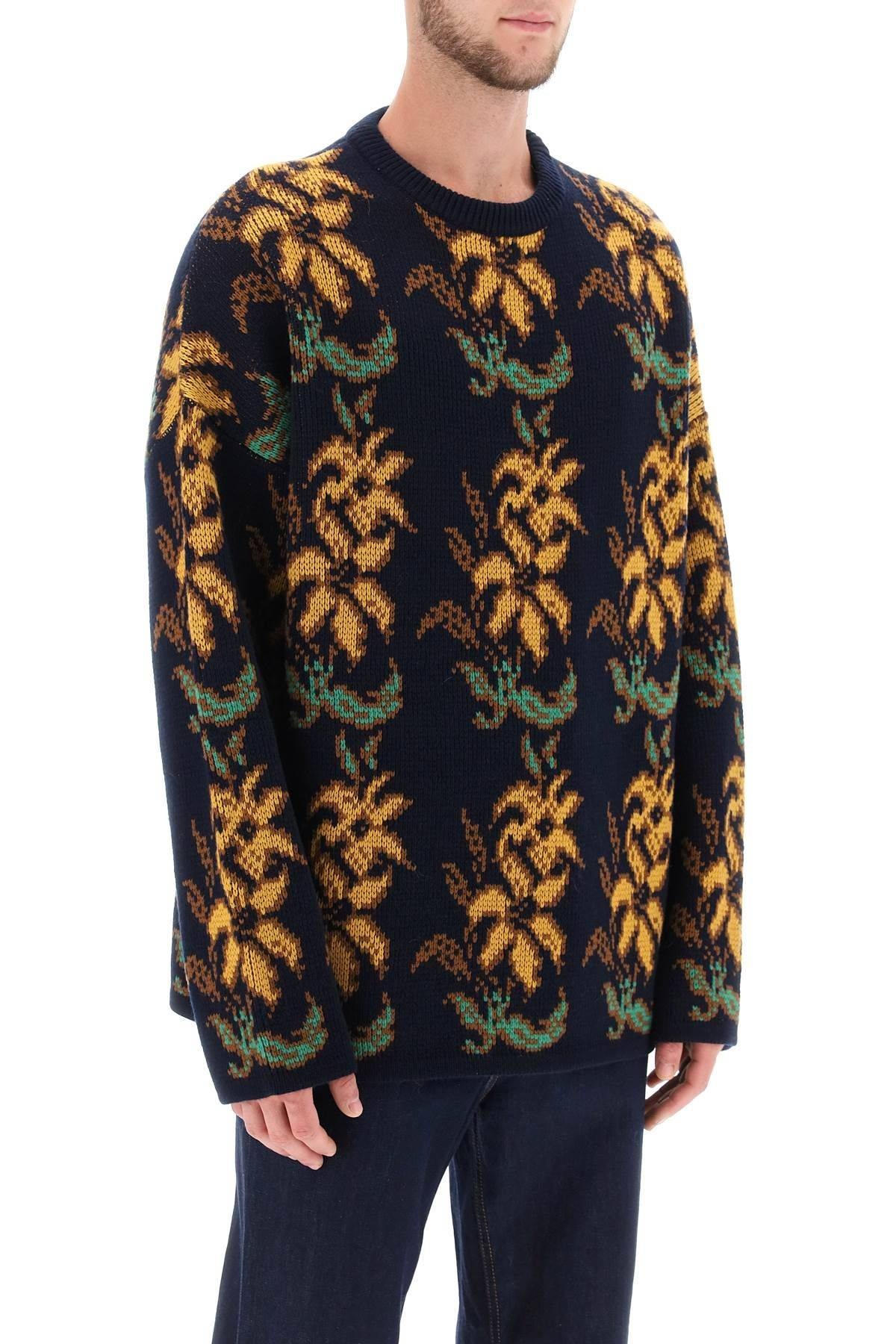 SWEATER WITH FLORAL PATTERN - 3