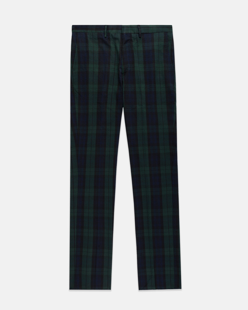 J. PRESS MADE-IN-USA BLACKWATCH TARTAN SEERSUCKER TROUSER outlook