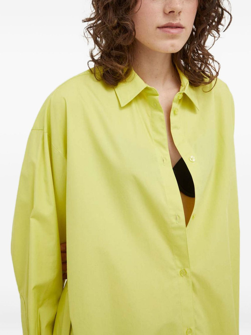 buttoned tie shirt dress 5
