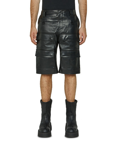 1017 ALYX 9SM FRONT POCKET LEATHER CARGO SHORTS outlook