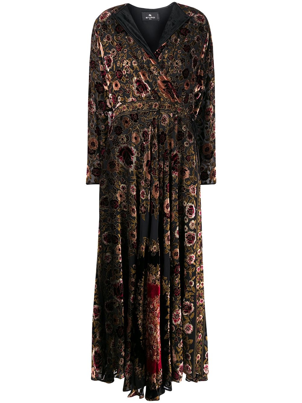 floral-print maxi dress - 1