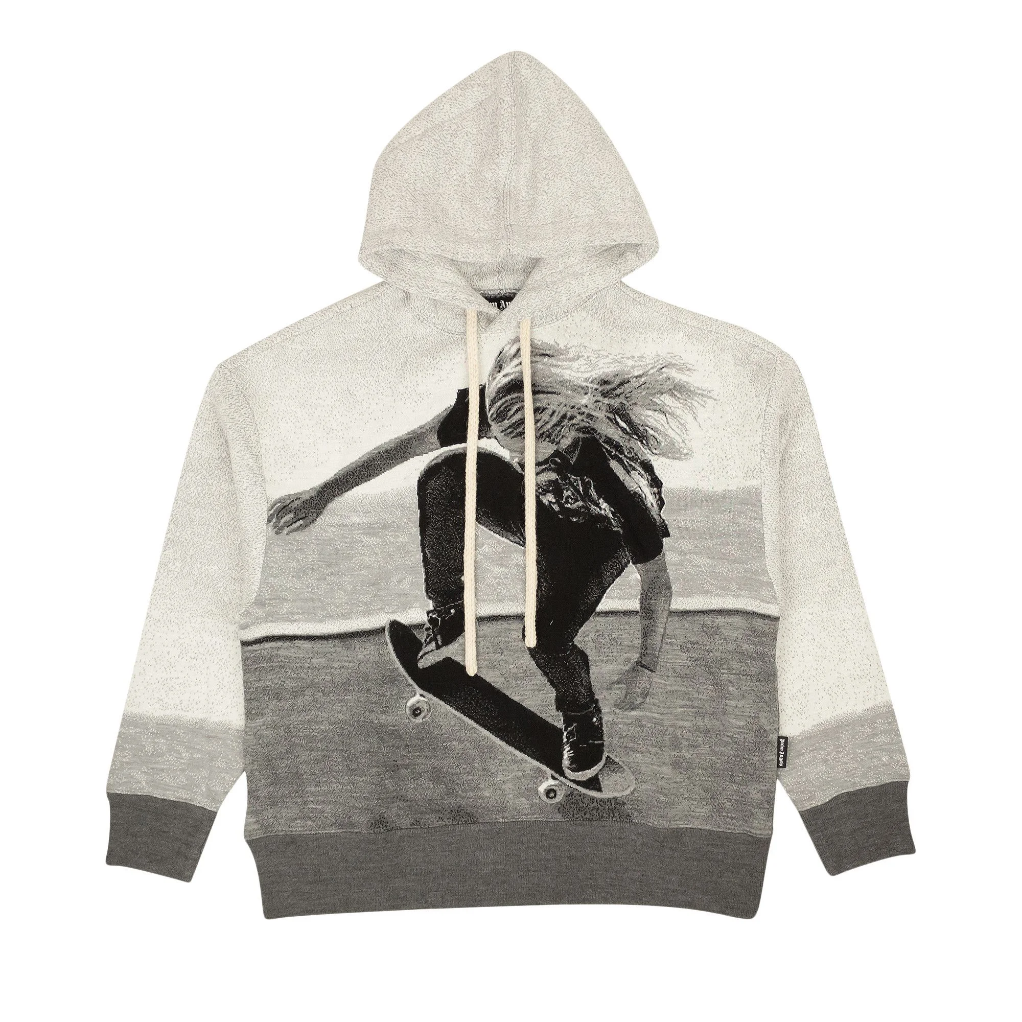 Palm Angels Skater Hooded Sweater 'Grey' - 1
