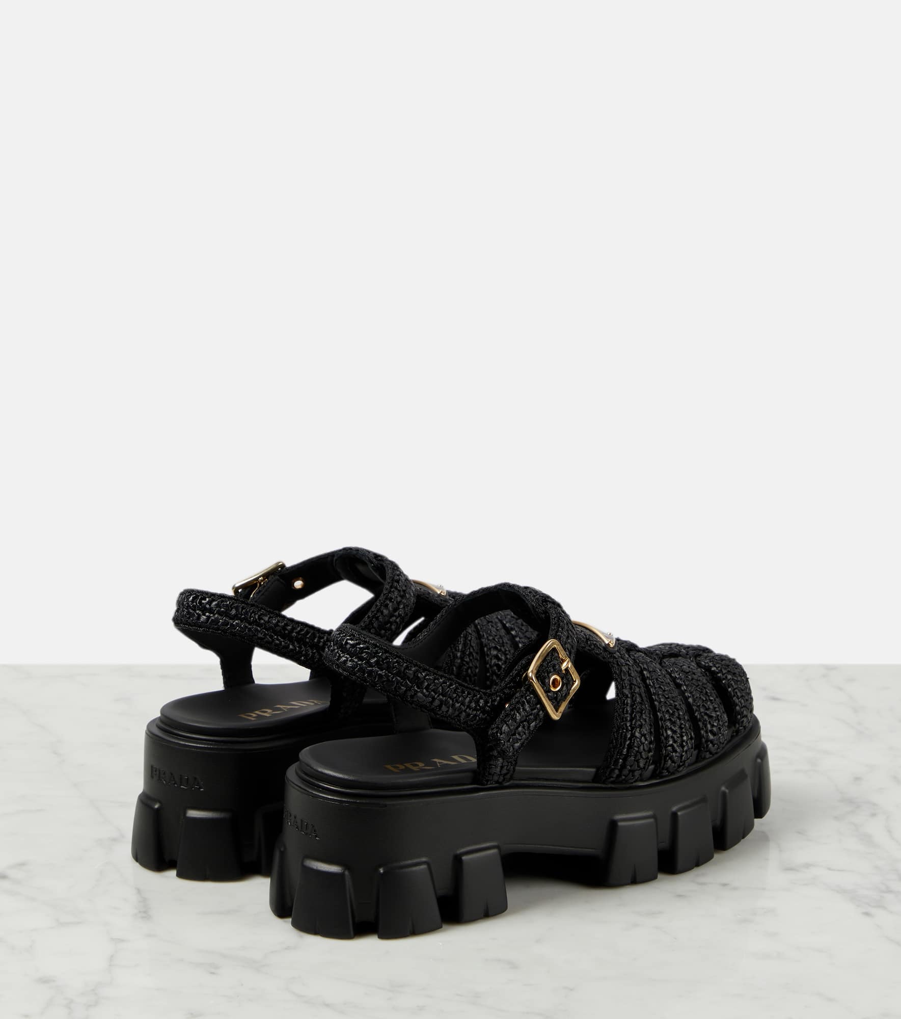 Monolith platform sandals - 3