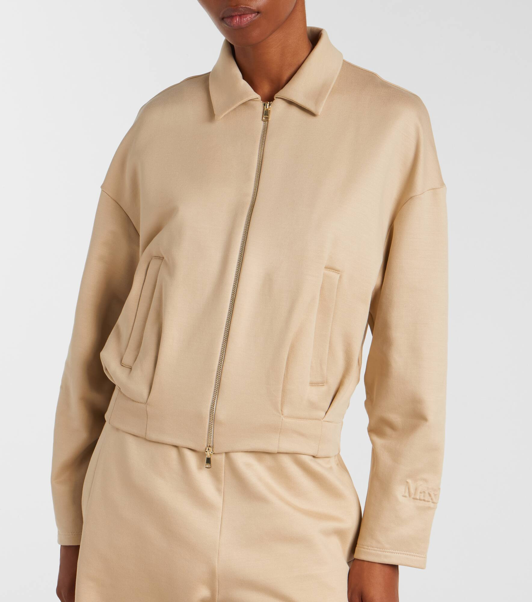 Argenta silk and cotton blouson - 6