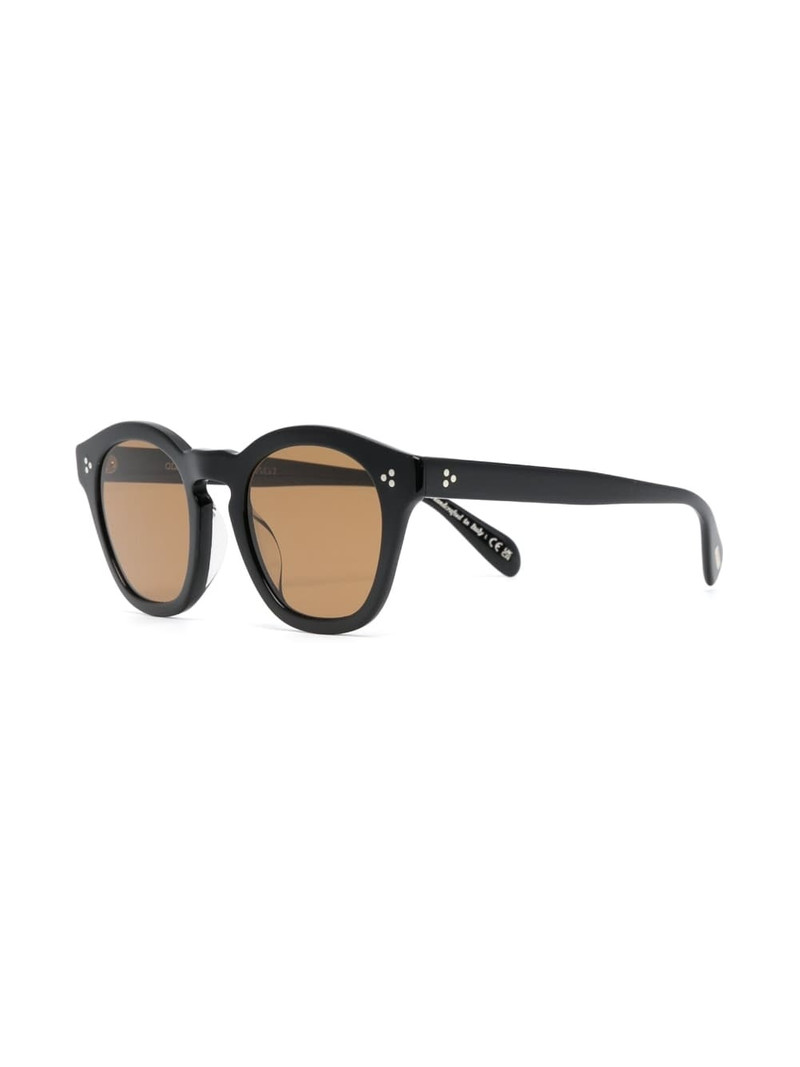 Oliver Peoples Lewen round-frame sunglasses outlook