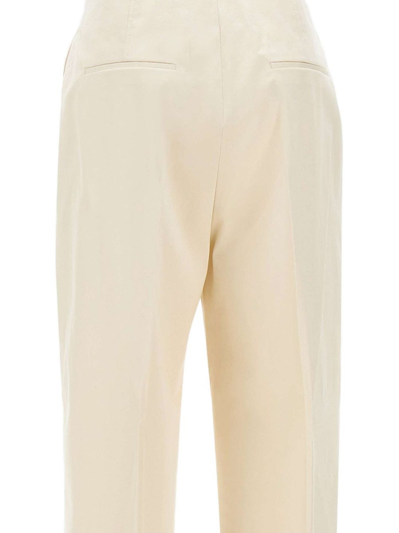 pleated straight trousers 4