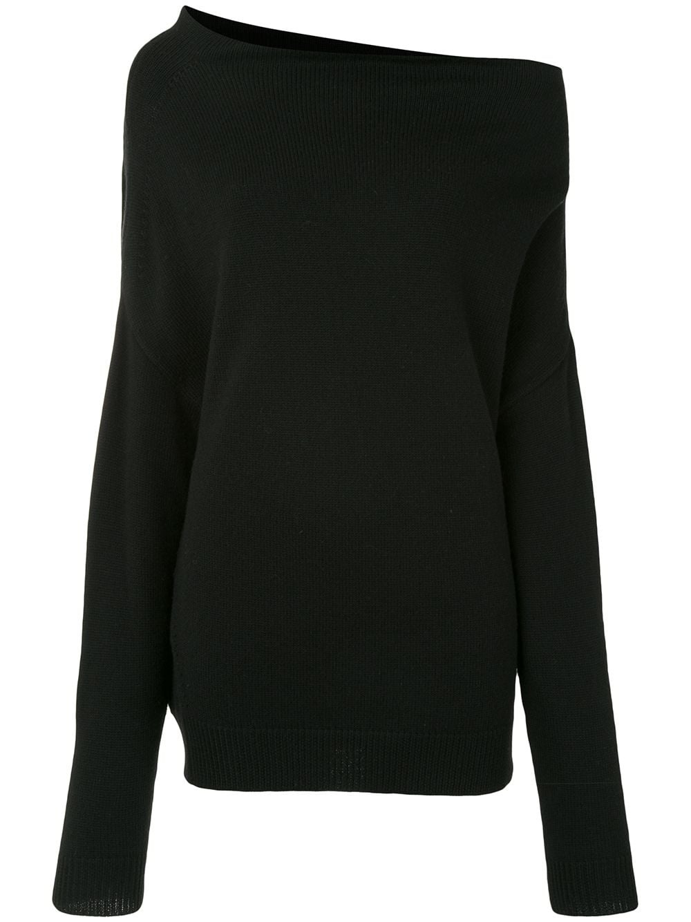 off-shoulder oversize jumper - 1