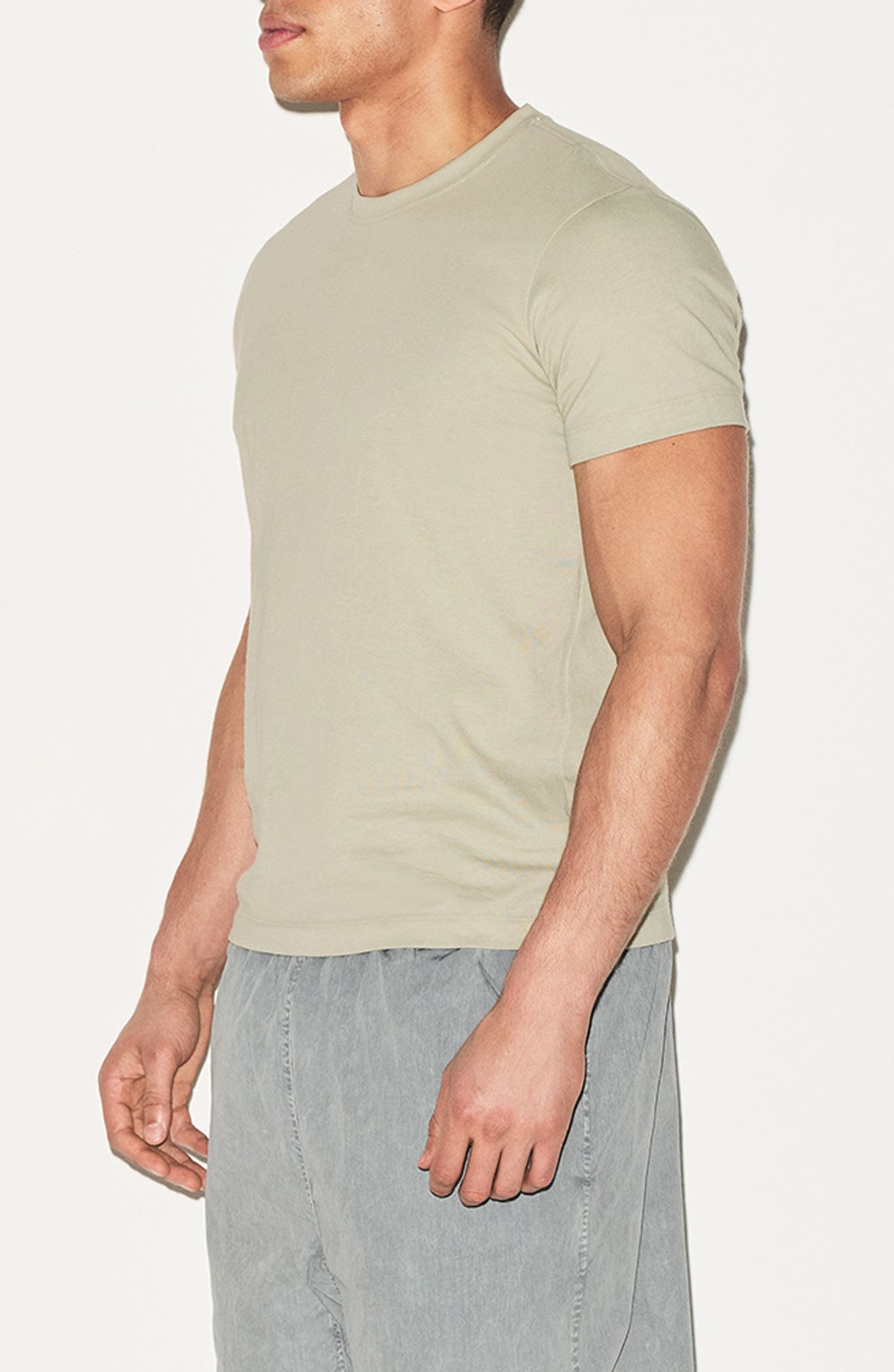 SKIMS Classic Cotton Crewneck T-Shirt in Talc at Nordstrom - 3