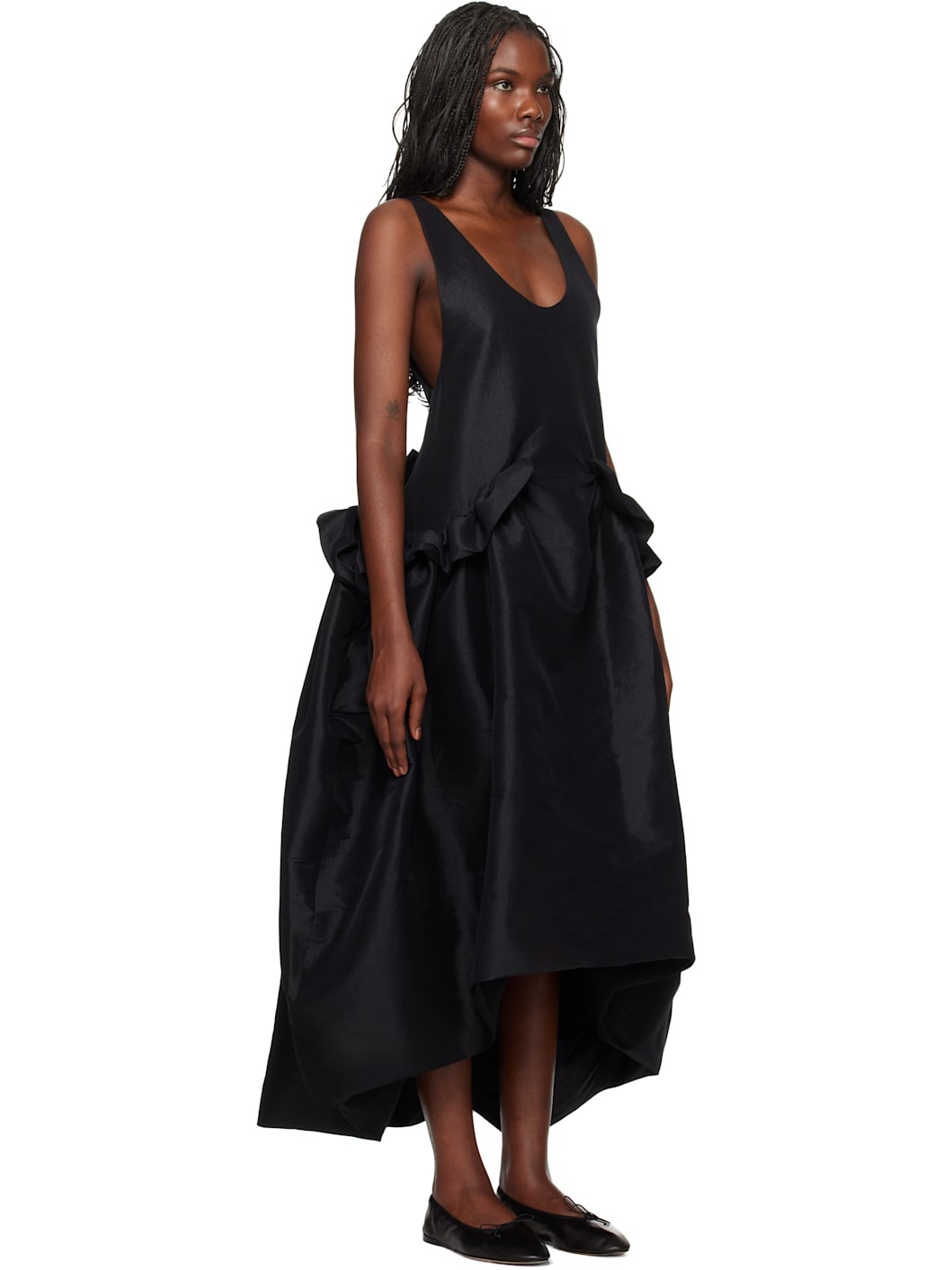 SSENSE Exclusive Black Ramya Midi Dress - 2