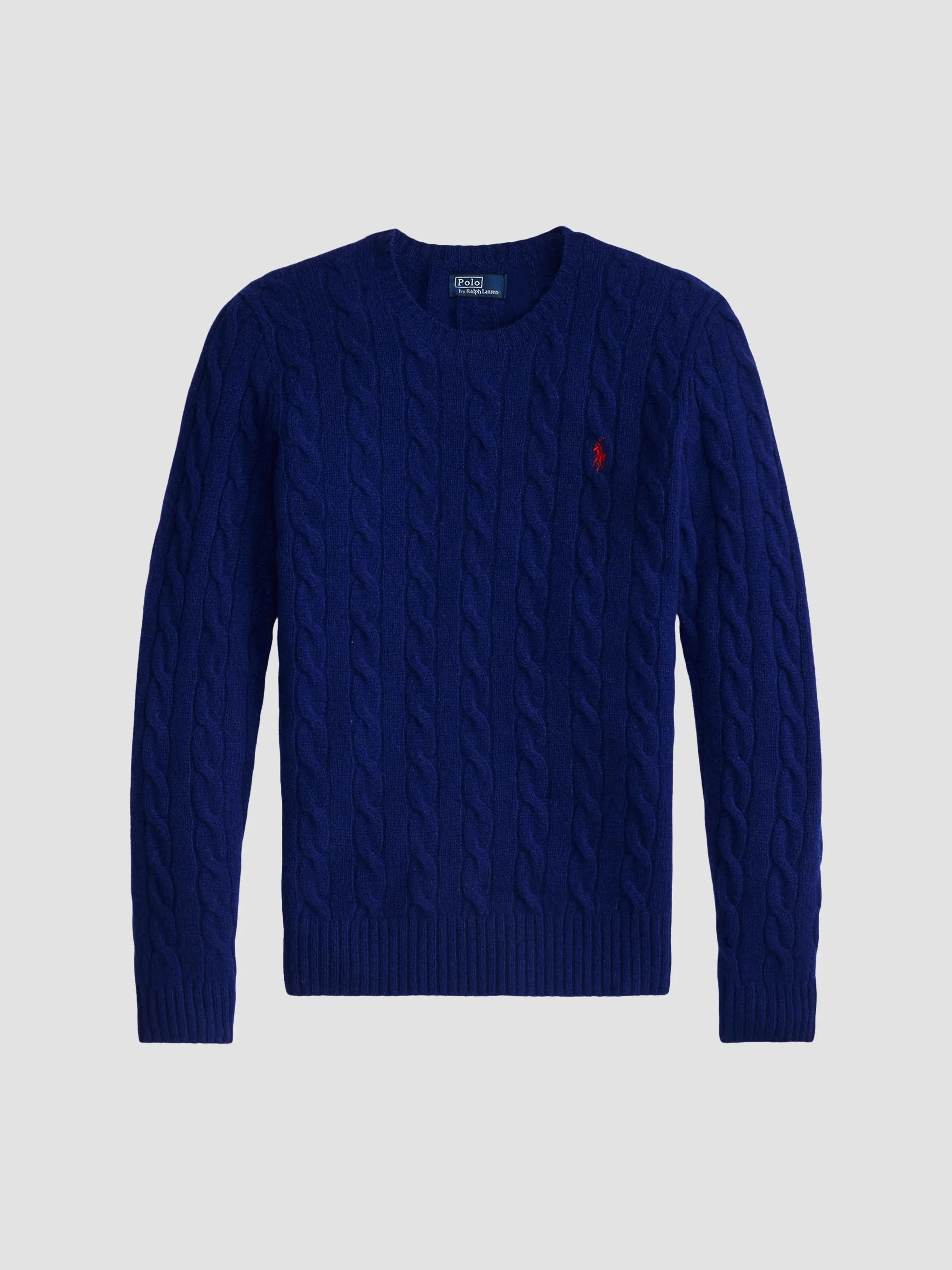 Women's Julianna Cable-Knit Wool-Cashmere Crewneck Sweater - Winter Night Navy - 1