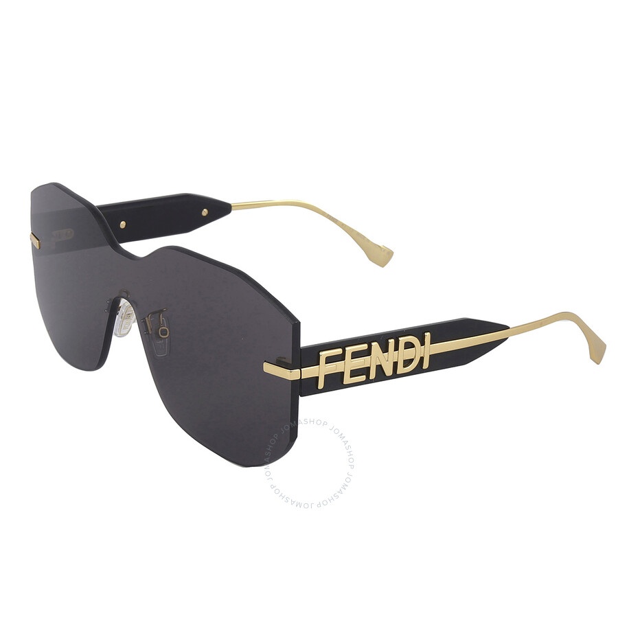 Fendi Grey Shield Ladies Sunglasses FE40067U 30A 00 - 3