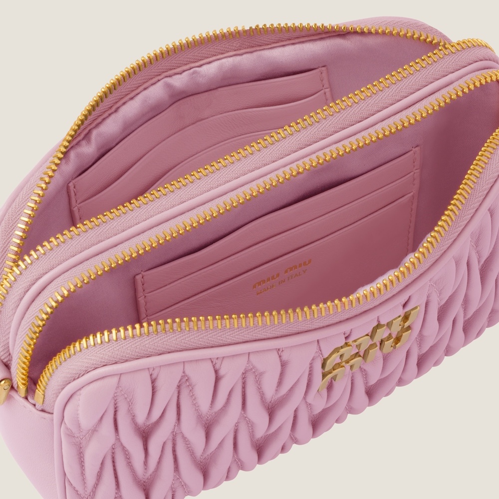 Matelassé nappa leather mini-bag - 6