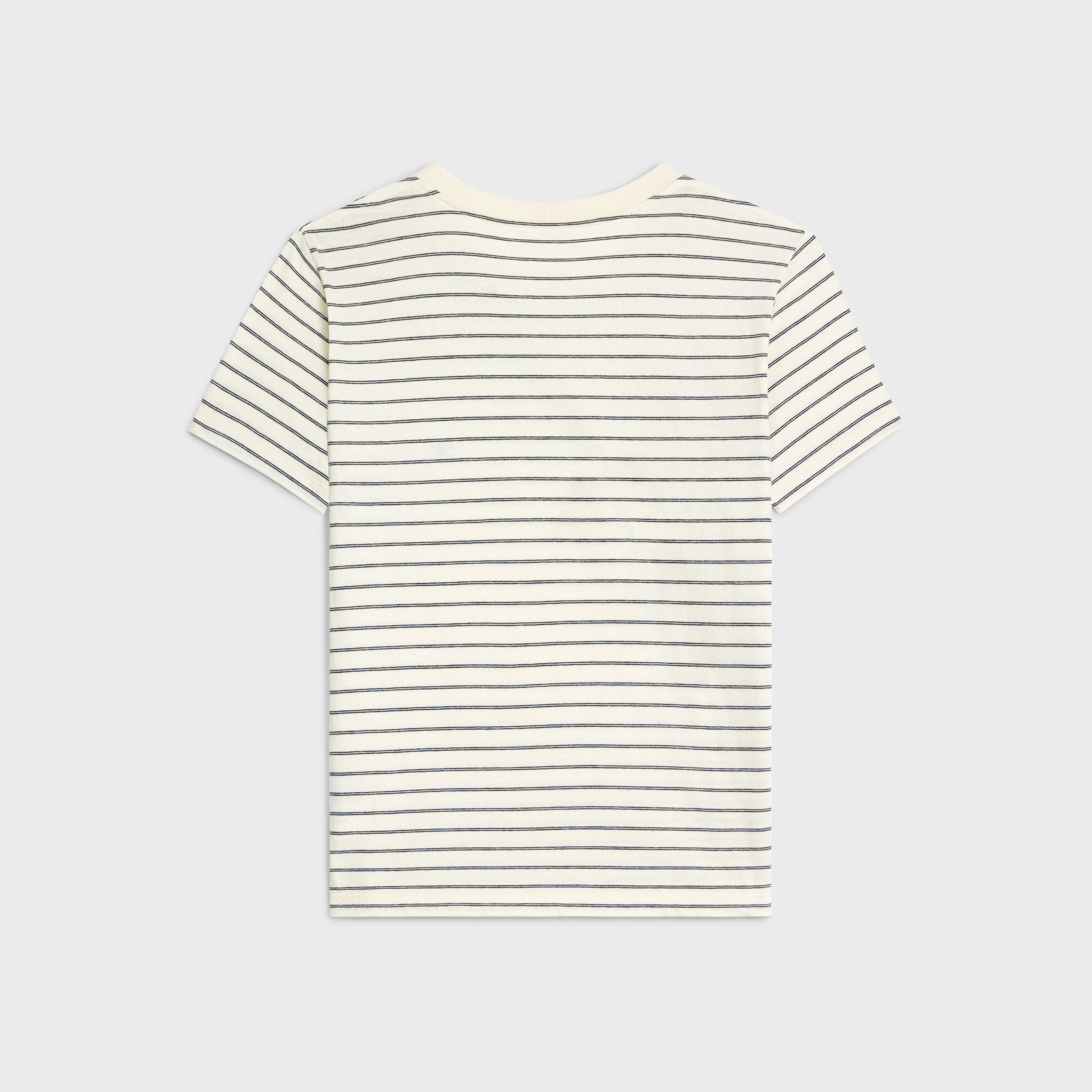 regular triomphe T-shirt in striped jersey - 2