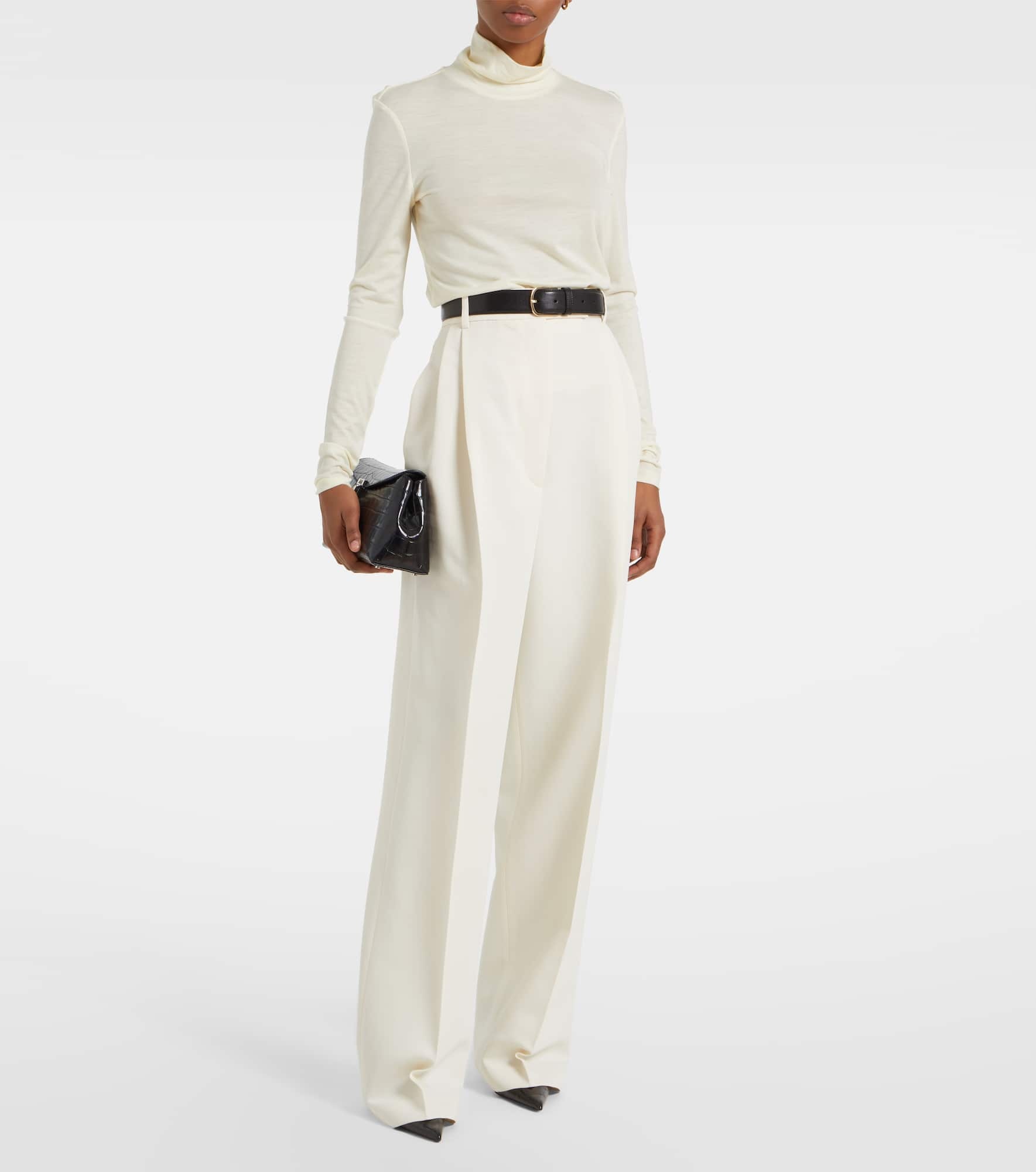 Jersey turtleneck top - 2