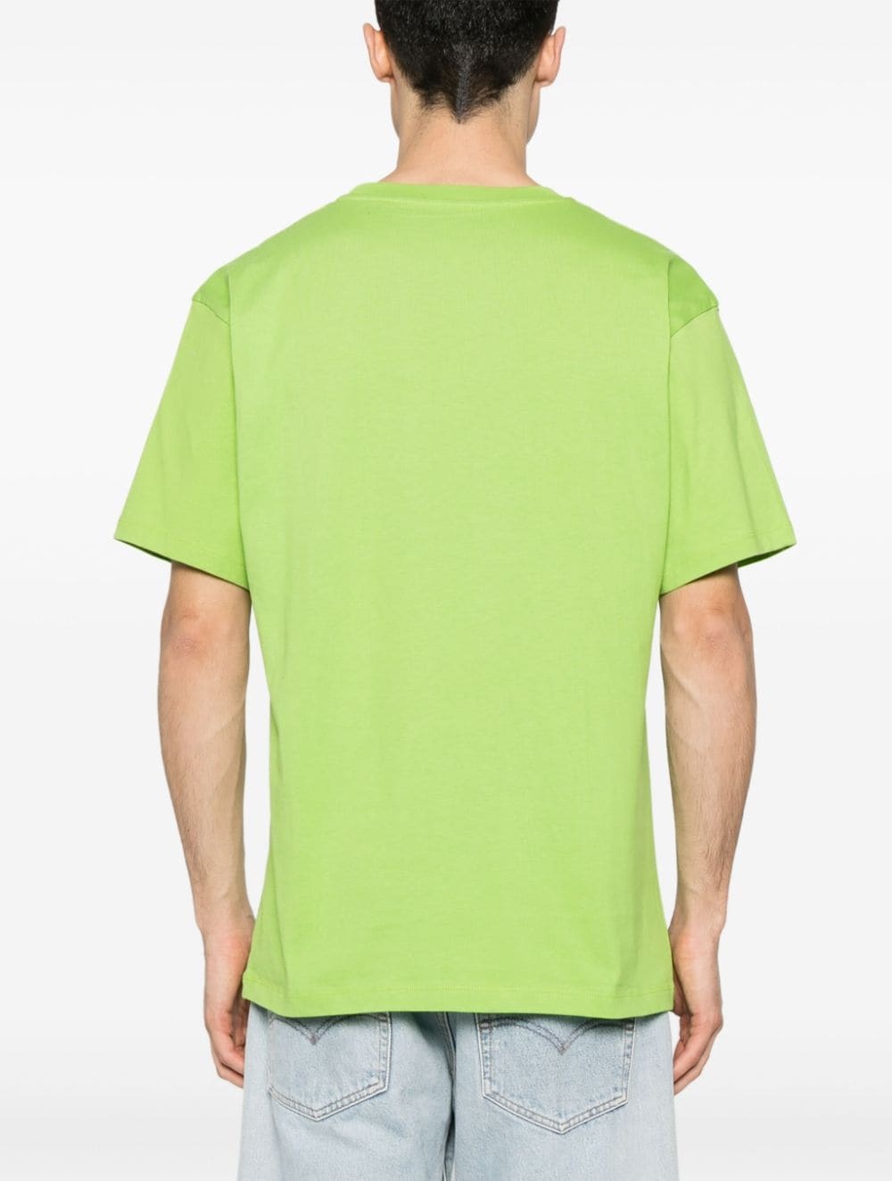 logo-rubberised cotton T-shirt - 4