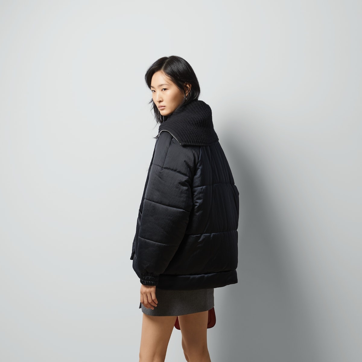 Nylon padded bomber jacket - 7