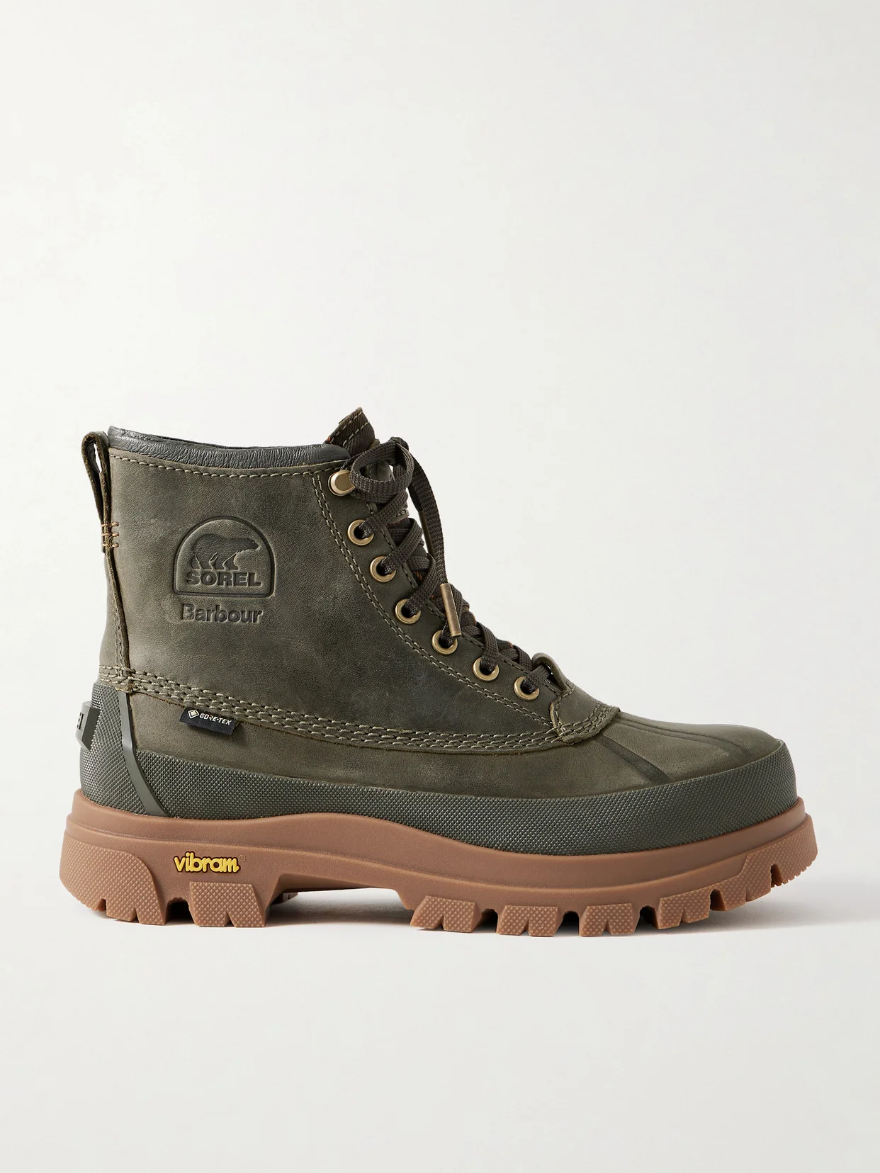 + Barbour Daystorm Horizon Leather And Gore-tex Ankle Boots - 1