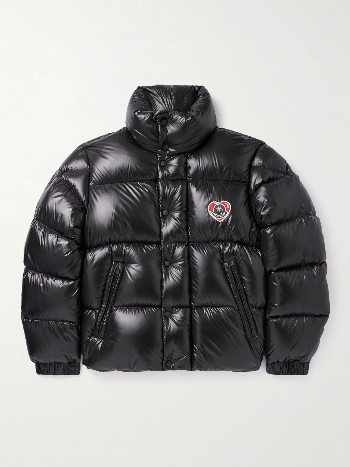 Misam Logo-Appliquéd Quilted Shell Down Jacket - 1