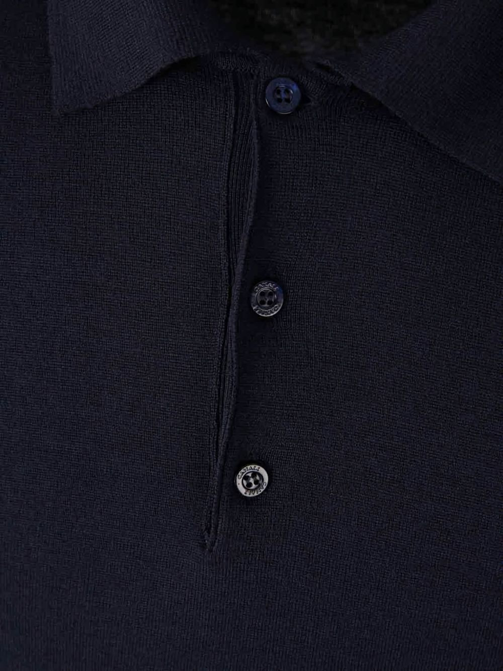 polo-neck long-sleeve sweater - 3
