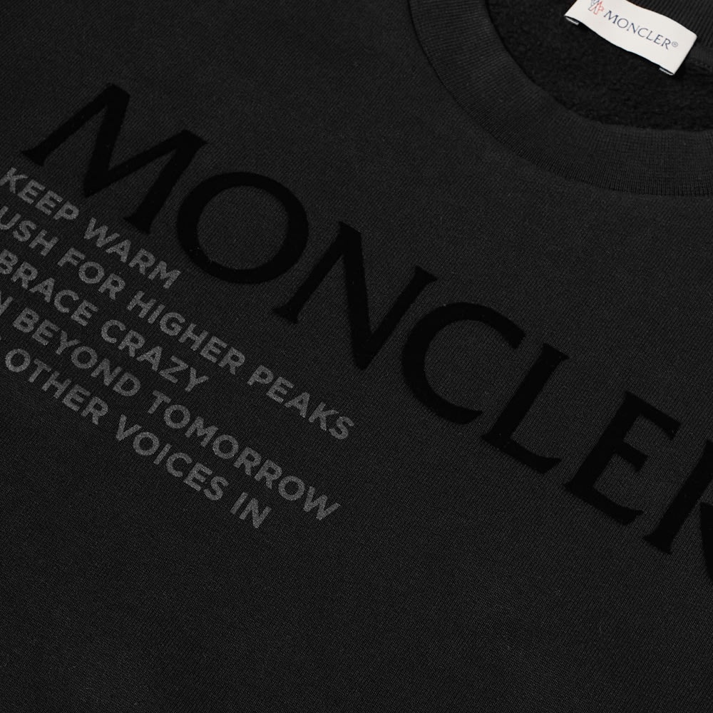 Moncler Logo Text Crew Sweat - 2