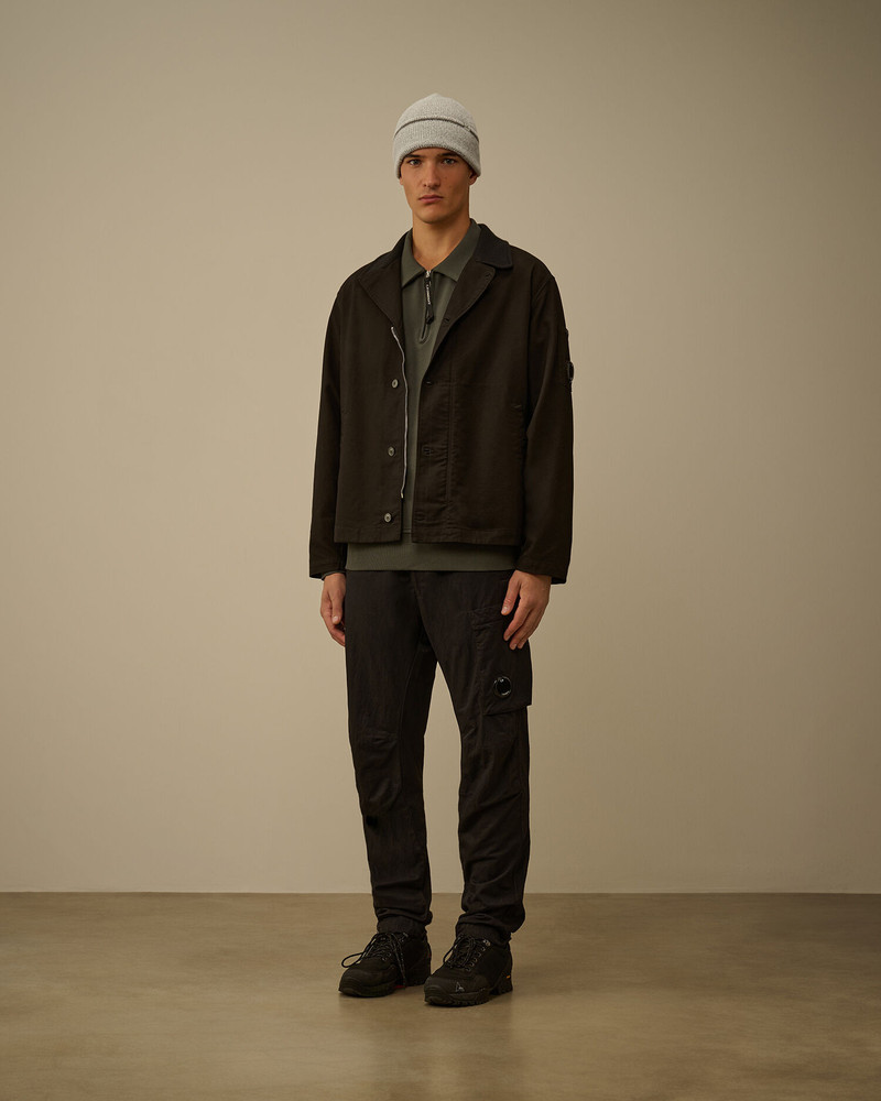 C.P. Company Cotton/Nylon Double Satin Lens Button Overshirt outlook