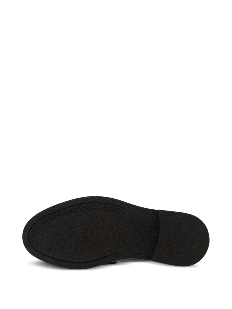 embroidered chain loafers 5
