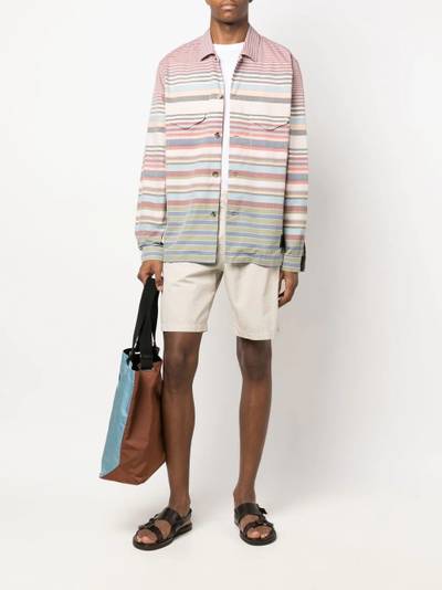 Paul Smith striped long-sleeve shirt outlook