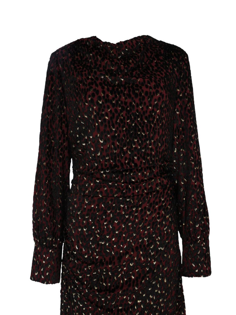 Ashby draped midi dress 3