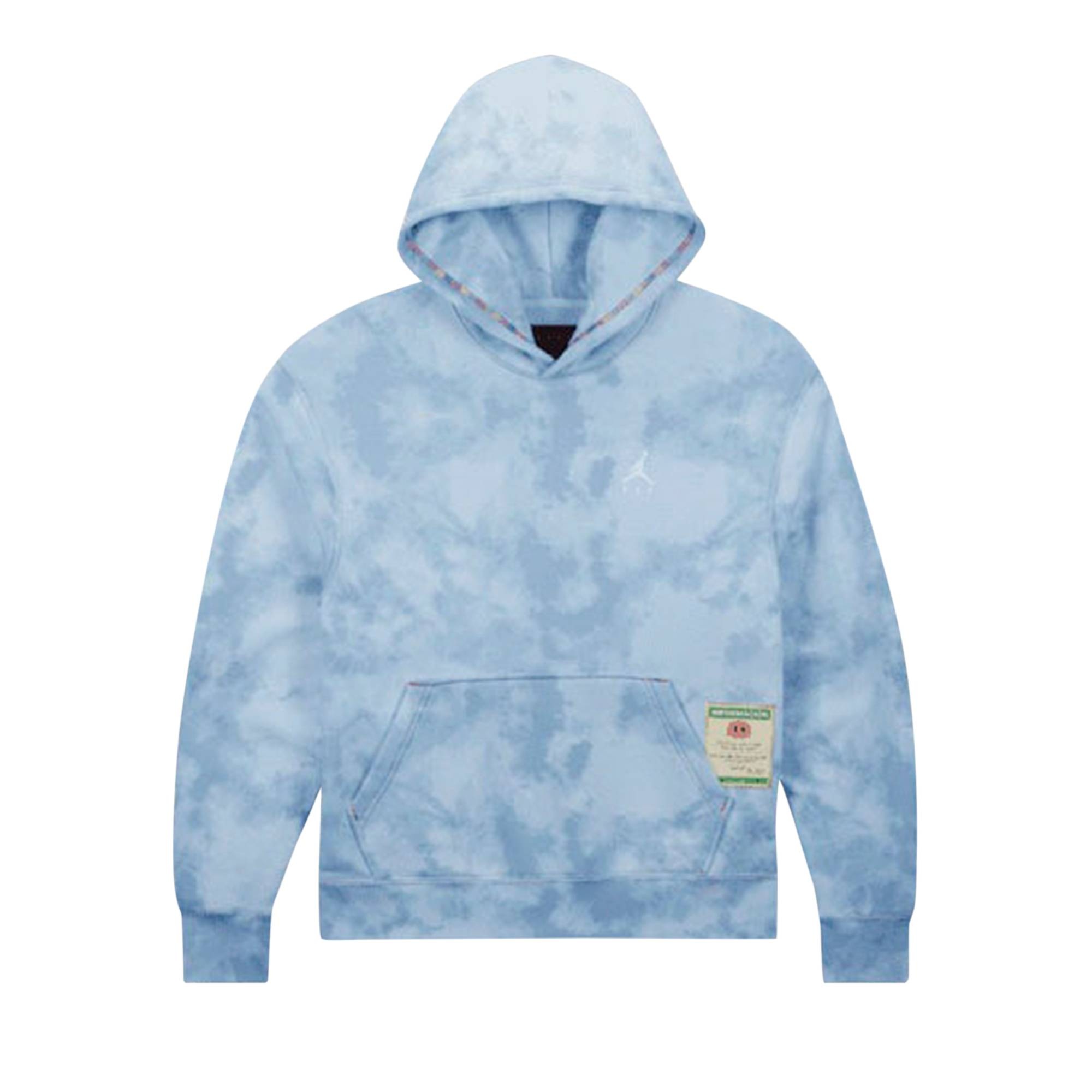 Air Jordan x J Balvin Fleece Hoodie 'Celestine Blue/Leche Blue' - 1