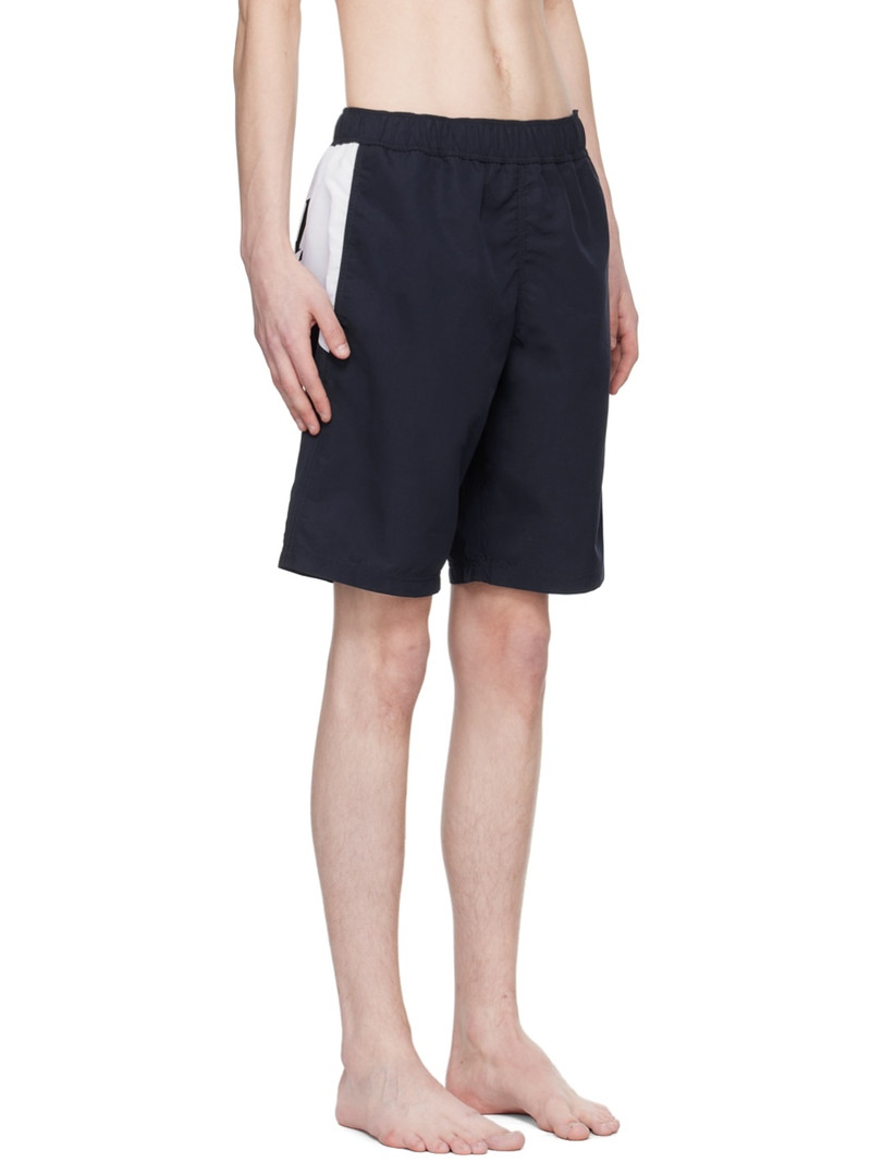 Navy Printed Swim Shorts 2