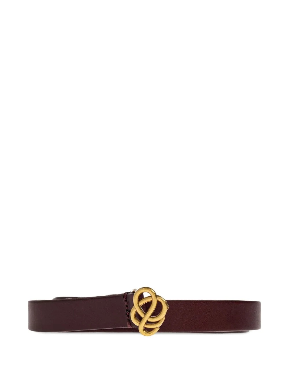 logo buckle belt - 1